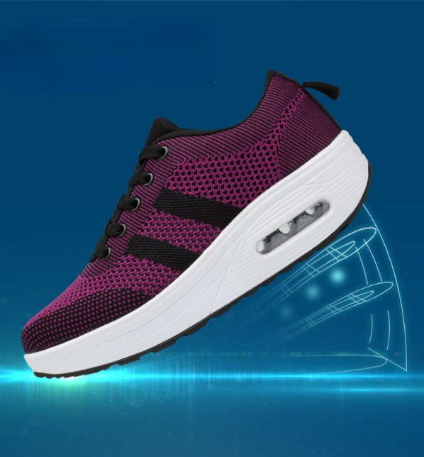 Women's walking sneakers with clean shape and low-cut design